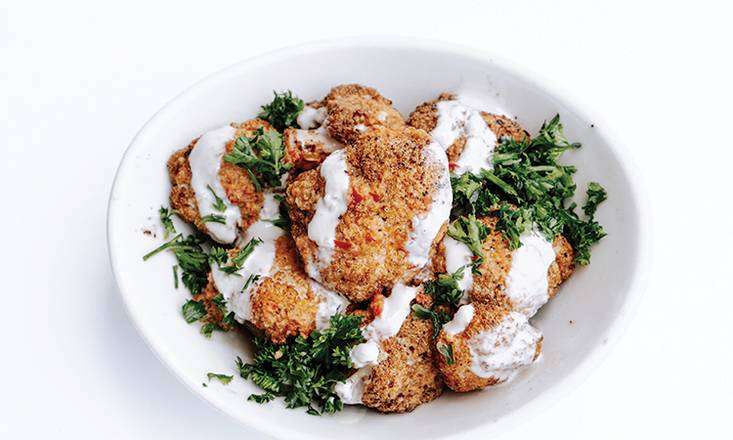 Order Spicy Cauliflower food online from Aladdin's Eatery store, Pittsburgh on bringmethat.com