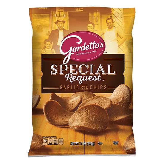 Order Gardetto’s Garlic Rye Chips 4.75oz  food online from Casey store, Sioux City on bringmethat.com