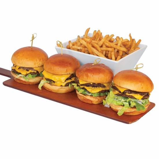 Order Family Smash Burgers & Fries food online from Hopcat store, Indianapolis on bringmethat.com