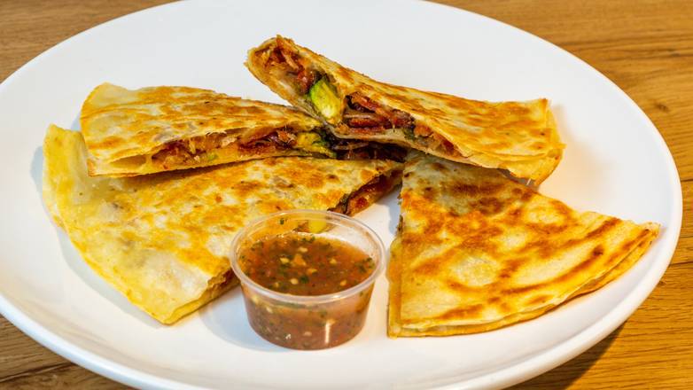Order Pavo, Tocino, y Aguacate food online from Sayulita Quesadillas store, Tempe on bringmethat.com
