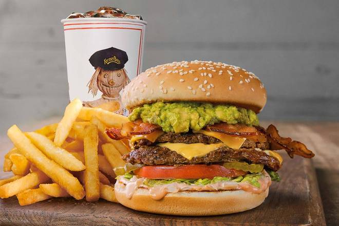 Order Farmer's Burger® Combo food online from Farmer Boys store, Santa Fe Springs on bringmethat.com
