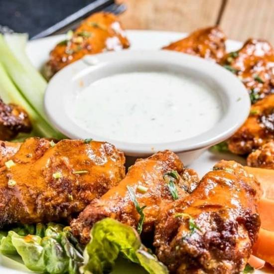 Order Buffalo Style Chicken Wings food online from The Goose Acre store, The Woodlands on bringmethat.com
