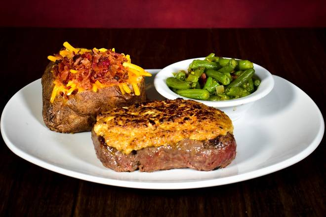 Order Aspen Bleu Sirloin food online from Aspen Creek Grill store, Noblesville on bringmethat.com
