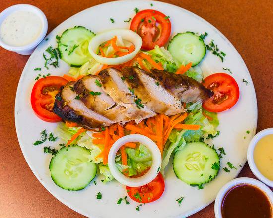 Order Jerk Chicken Salad food online from Jerk Pit Tampa store, Tampa on bringmethat.com