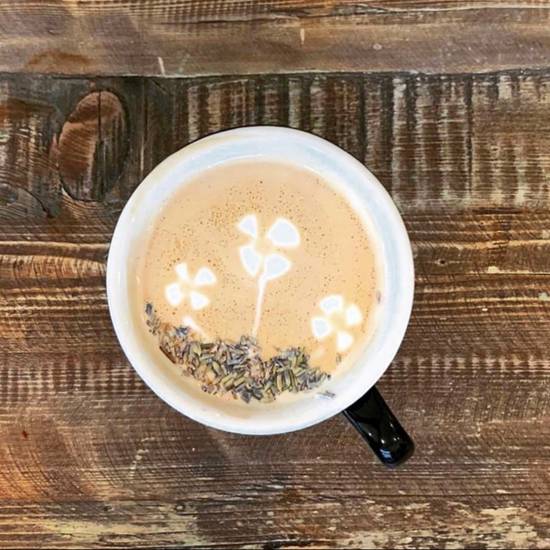 Order Lavender Latte food online from Black Elephant Coffee store, Los Angeles on bringmethat.com