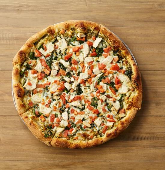 Order Chicken Florentine Pizza - Lg 16" food online from Johnny New York Style Pizza store, Lawrenceville on bringmethat.com