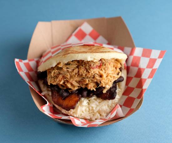 Order Chicken Pabellon Arepa food online from La Latina store, Miami on bringmethat.com