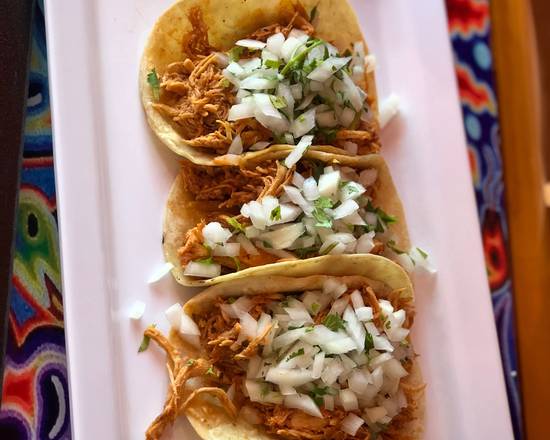 Order Chicken Tinga Taco food online from Los Tacos store, Hollywood on bringmethat.com