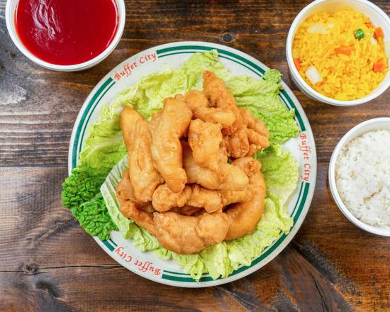 Order Sweet & Sour Chicken  food online from Buffet City store, Tuscaloosa on bringmethat.com