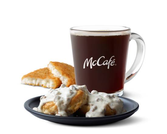 Order Sausage Gravy Biscuit Meal food online from McDonald's store, Chesnee on bringmethat.com