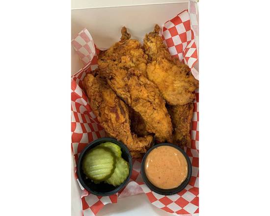 Order Three Piece Kluckin Tenders food online from The Kluckin’ Chicken store, Los Angeles on bringmethat.com