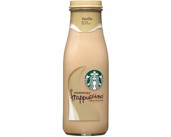 Order Starbucks Frappuccino Vanilla 13.7oz food online from George's Market store, San Francisco on bringmethat.com