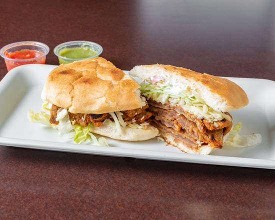 Order Milanesa Torta food online from Los Burritos Tapatios store, Naperville on bringmethat.com