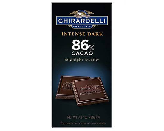 Order Ghradelli Premium Baking dark Chocolate 86% Cacao 4oz  food online from Fresko Market store, Miami on bringmethat.com