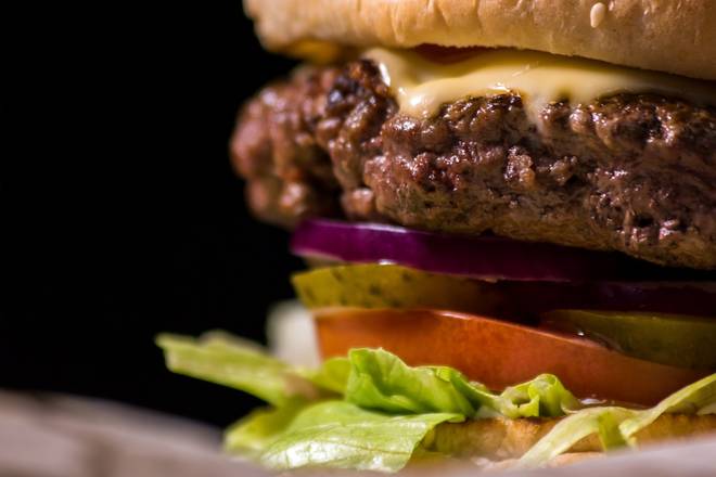 Order The Local MRKT Burger (W/ French Fries) food online from The Local MRKT store, Queens on bringmethat.com