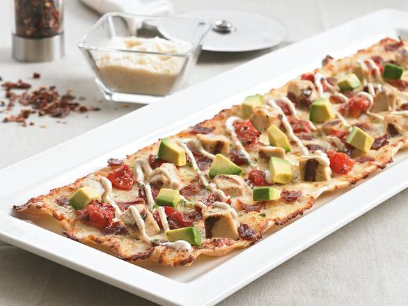 Order California Club Flatbread food online from Bj Restaurant & Brewhouse store, Westminster on bringmethat.com