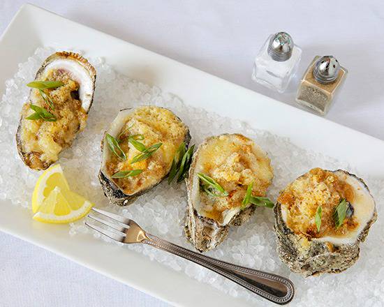 Order Charbroiled Oysters food online from Apolline Restaurant store, New Orleans on bringmethat.com