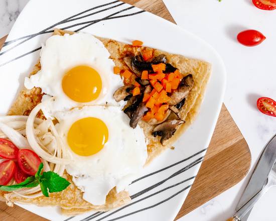 Order Egg Lover iCrepe food online from Icream Yogurt & Crepes store, Falls Church on bringmethat.com