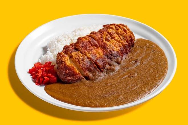 Order CURRY OVER RICE WITH CHICKEN KATSU food online from Moshi Moshi store, Miami on bringmethat.com