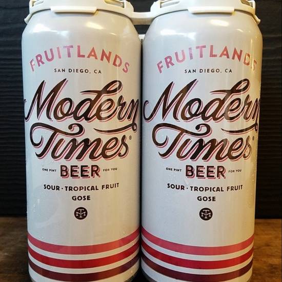 Order MODERN TIMES FRUITLANDS 4PK-16OZ CANS food online from Rocky Liquor store, Claremont on bringmethat.com