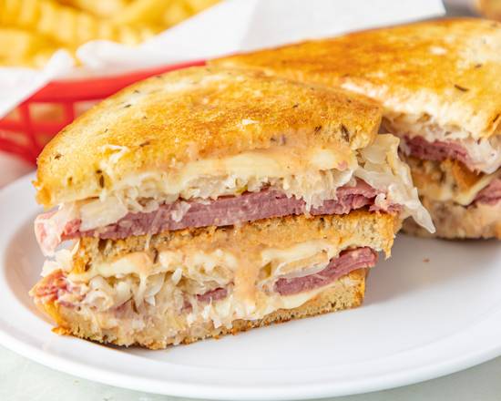 Order Reuben Sandwich food online from Ye Ole Fashioned Ice Cream and Sandwich Cafe store, Summerville on bringmethat.com