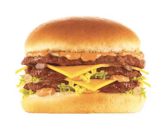 Triple cheeseburger x2