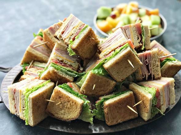 Order Party Platter Stacked-to-the-Max Club food online from Max & Ermas Restaurants store, Monroeville on bringmethat.com