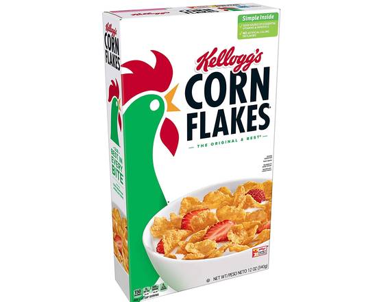 Order Kellogg's Corn Flakes Cereal Family Size 24oz food online from Bay Supermarket store, Miami Beach on bringmethat.com