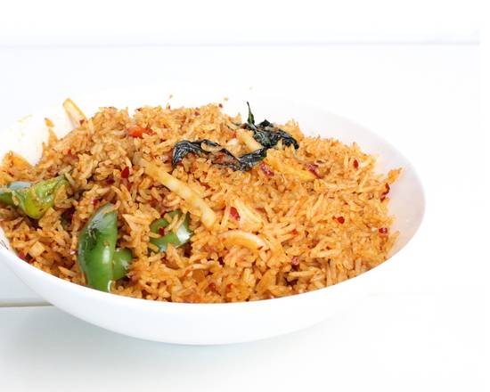 Order Spicy Thai Basil Fried Rice food online from Inchin Bamboo Garden store, San Ramon on bringmethat.com