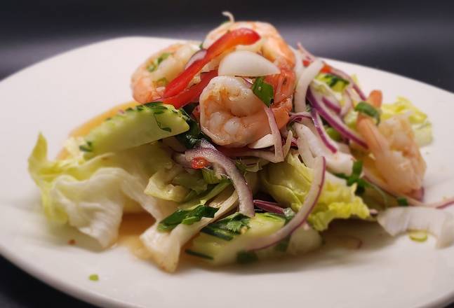 Order Spicy Shrimp Salad food online from Siam Rice store, Miami on bringmethat.com