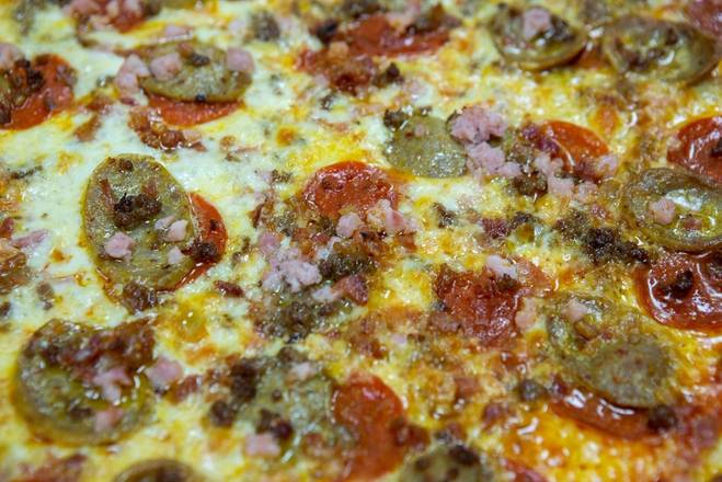 Order 18" MEATLOVERS food online from Amore Pizzeria store, Clearwater on bringmethat.com