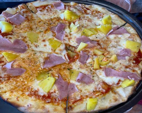 Order Hawaiian's Pizza (12") food online from Micha Pizza store, Miami on bringmethat.com