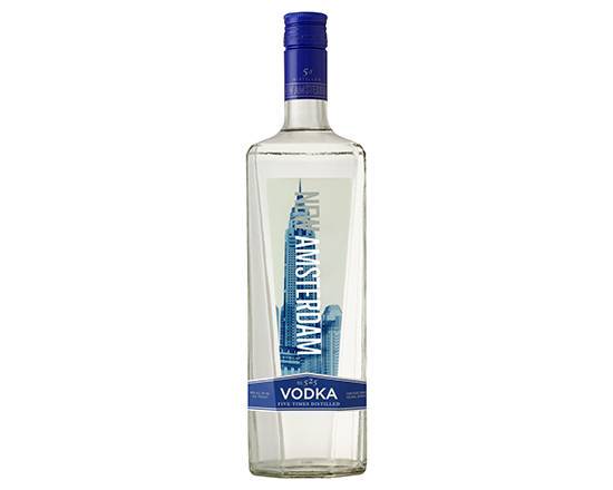 Order New Amsterdam, 1L vodka (40.0% ABV) food online from Bellerose Wines & Liquor store, Queens on bringmethat.com