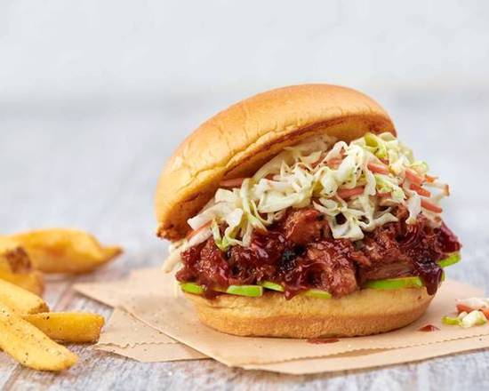 Order BBQ Pulled Pork Sandwich food online from Hard Rock Cafe store, Hollywood on bringmethat.com