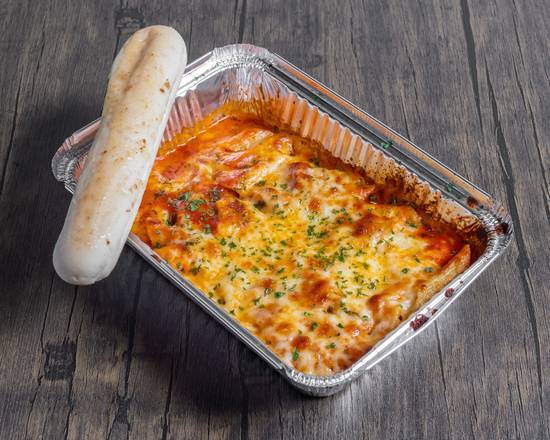 Order Spaghetti or Mostaccioli food online from Tre Amici Pizza store, Palatine on bringmethat.com