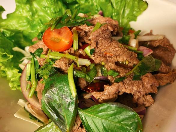 Order Y.3 Beef Salad food online from Sala Thai Restaurant store, Oklahoma City on bringmethat.com