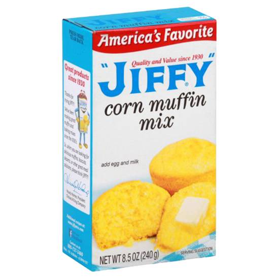 Order Jiffy Corn Muffin Mix 8.5oz food online from Everyday Needs by Gopuff store, Baton Rouge on bringmethat.com