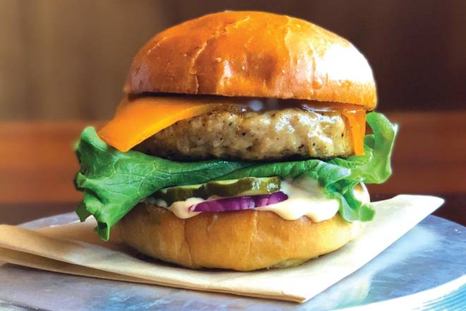 Order chicken burger food online from Little Big Burger store, Portland on bringmethat.com