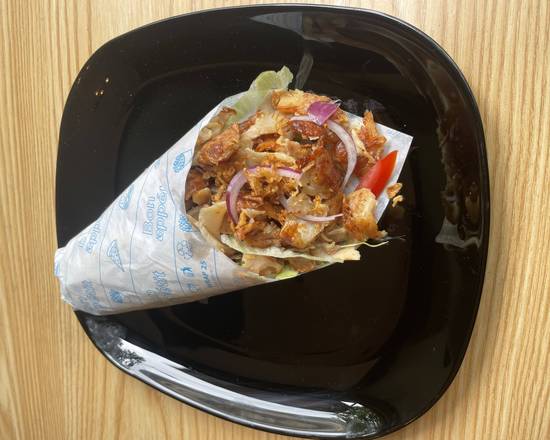 Cheese naan kebab