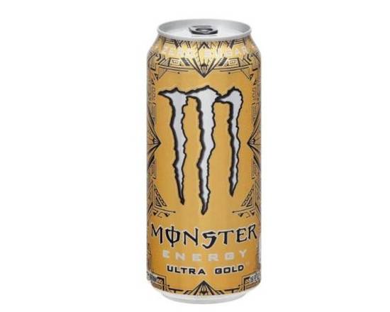 Order Monster Energy Ultra Gold (16 oz) food online from Shell store, Tampa on bringmethat.com