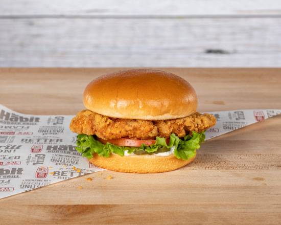 Order Crispy Chicken Sandwich food online from The Habit Burger Grill store, Rockville on bringmethat.com