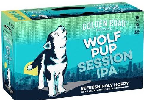 Order Golden Road Wolf Pup Session IPA 6pk cans food online from Silver Liquor Market store, Los Angeles on bringmethat.com