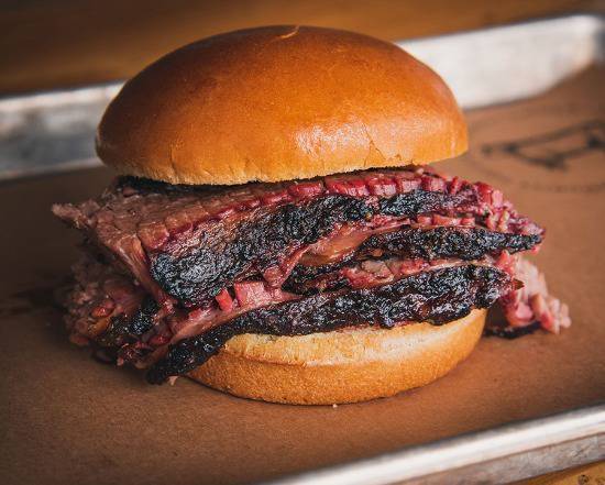 Order Signature Angus Brisket Sandwich food online from 4 Rivers Smokehouse store, Winter Park on bringmethat.com