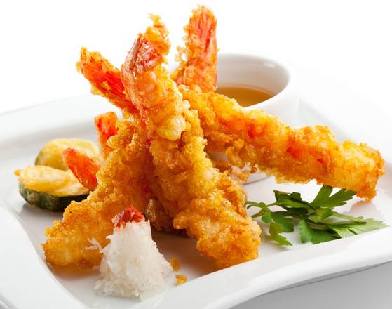 Order Shrimp Tempura 天妇罗虾(5) food online from Kazan Ramen & Gyoza store, New York on bringmethat.com