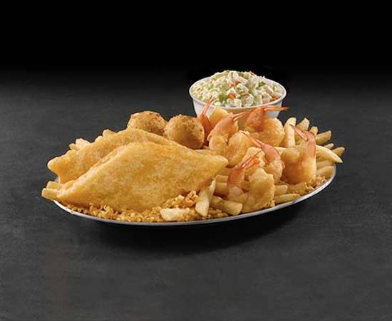 Order Fish and Shrimp Platter food online from Long John Silver's store, Bowling Green on bringmethat.com