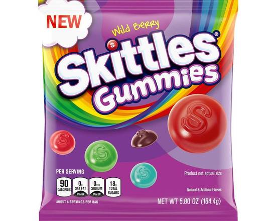 Order Skittles Wildberry Gummies Peg - 5.8oz food online from Trumbull Super Stop store, Trumbull on bringmethat.com
