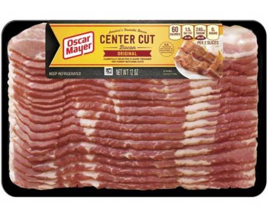 Order Kirkland Cut Bacon Original 12 Oz  food online from Fresko Market store, Miami on bringmethat.com