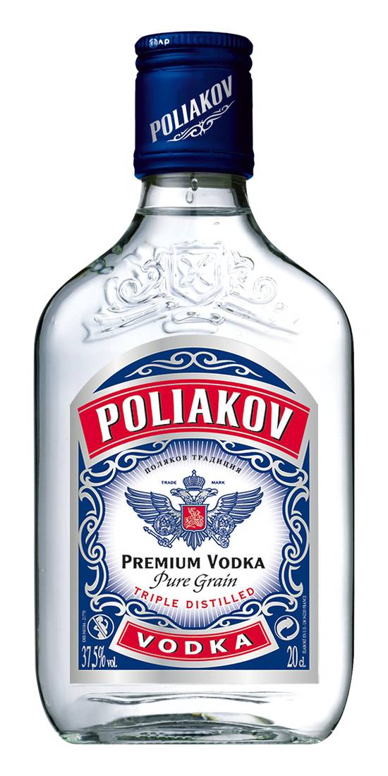 Vodka 37°5 20 cl Poliakov flask
