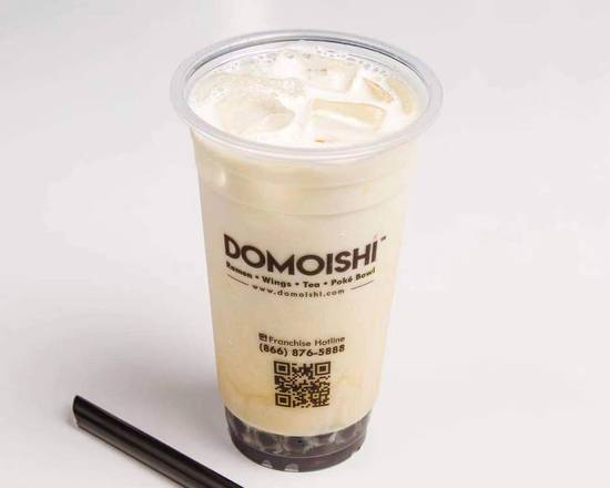 Order Jasmine Green Milk Tea food online from Domoishi-Hilltop store, Virginia Beach on bringmethat.com