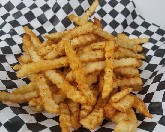 Order Seasoned Fries food online from The burger cave store, North Las Vegas on bringmethat.com